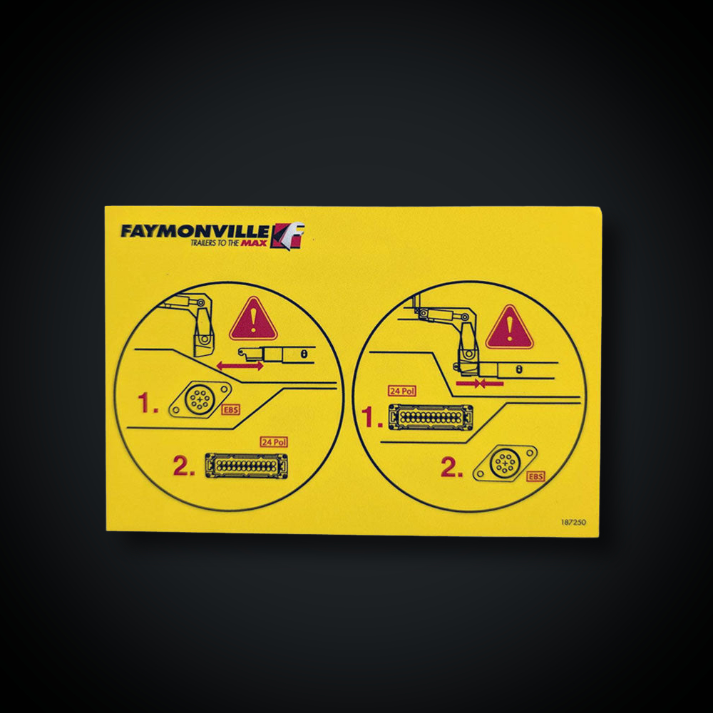 Faymonville UK Trailer Sticker - 187250