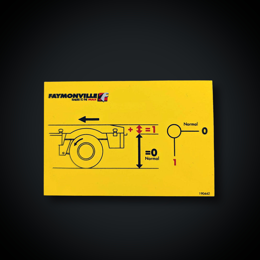 Faymonville UK Trailer Sticker - 190442