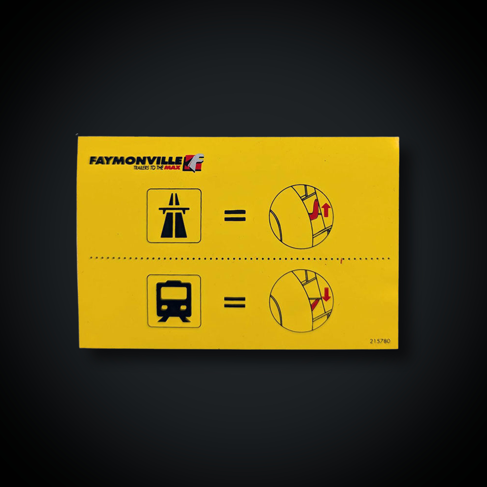 Faymonville UK Trailer Sticker - 215780