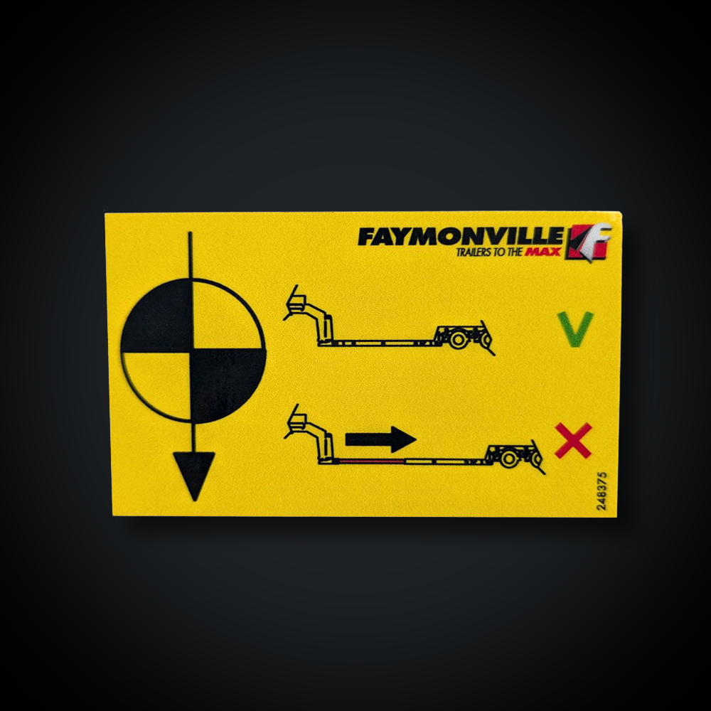 Faymonville UK Trailer Sticker - 248375