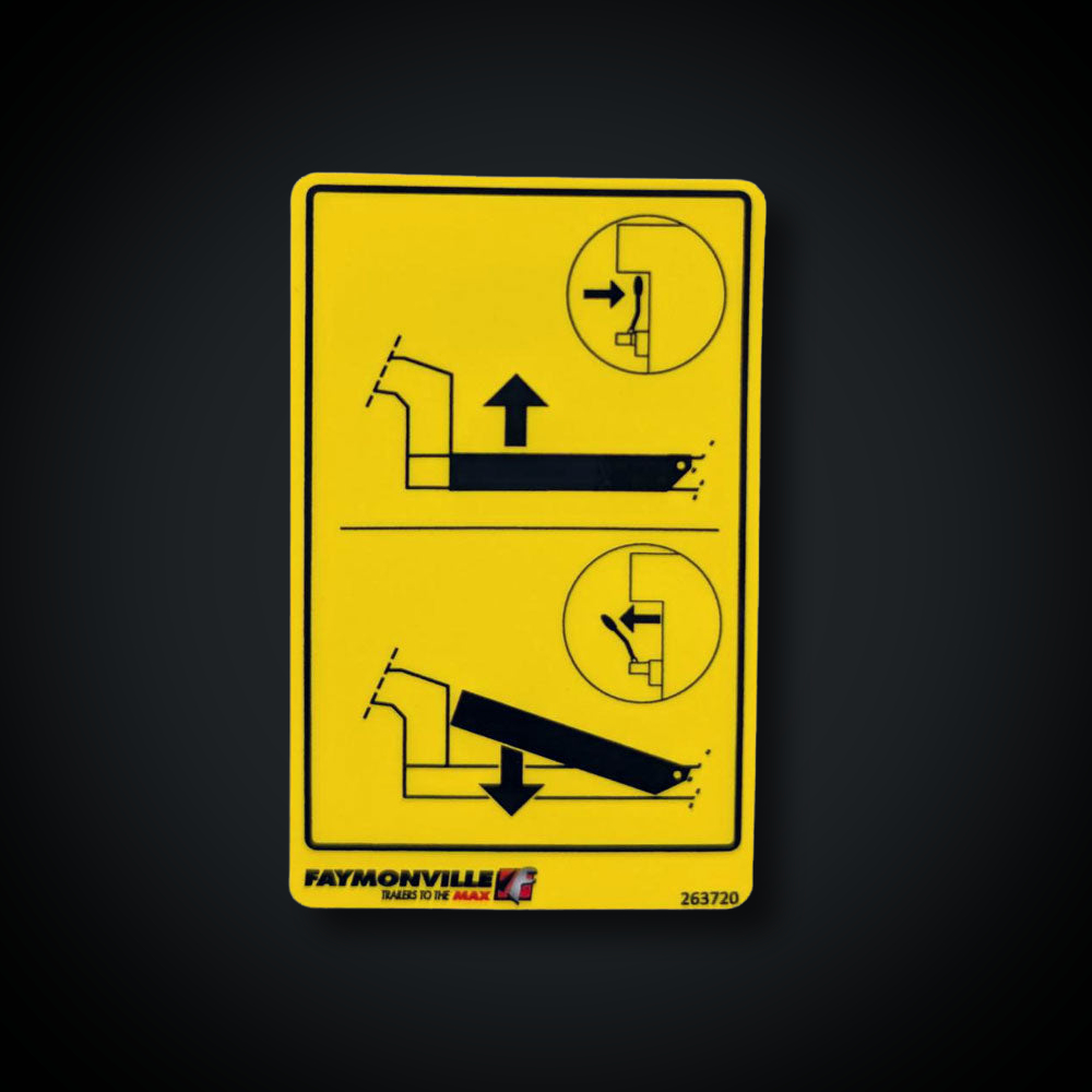 Faymonville UK Trailer Sticker - 263720