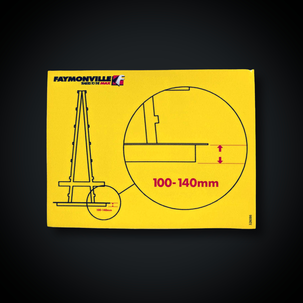 Faymonville UK Trailer Sticker - 326086