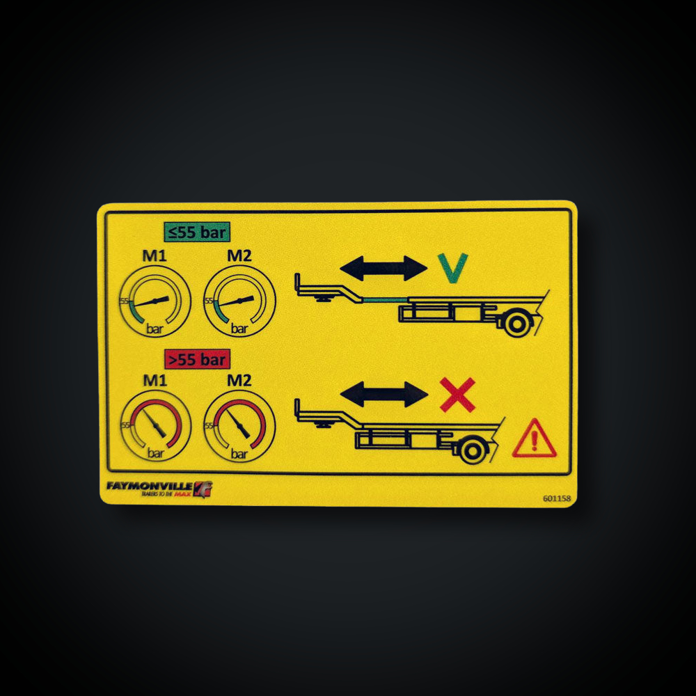 Faymonville UK Trailer Sticker - 601158