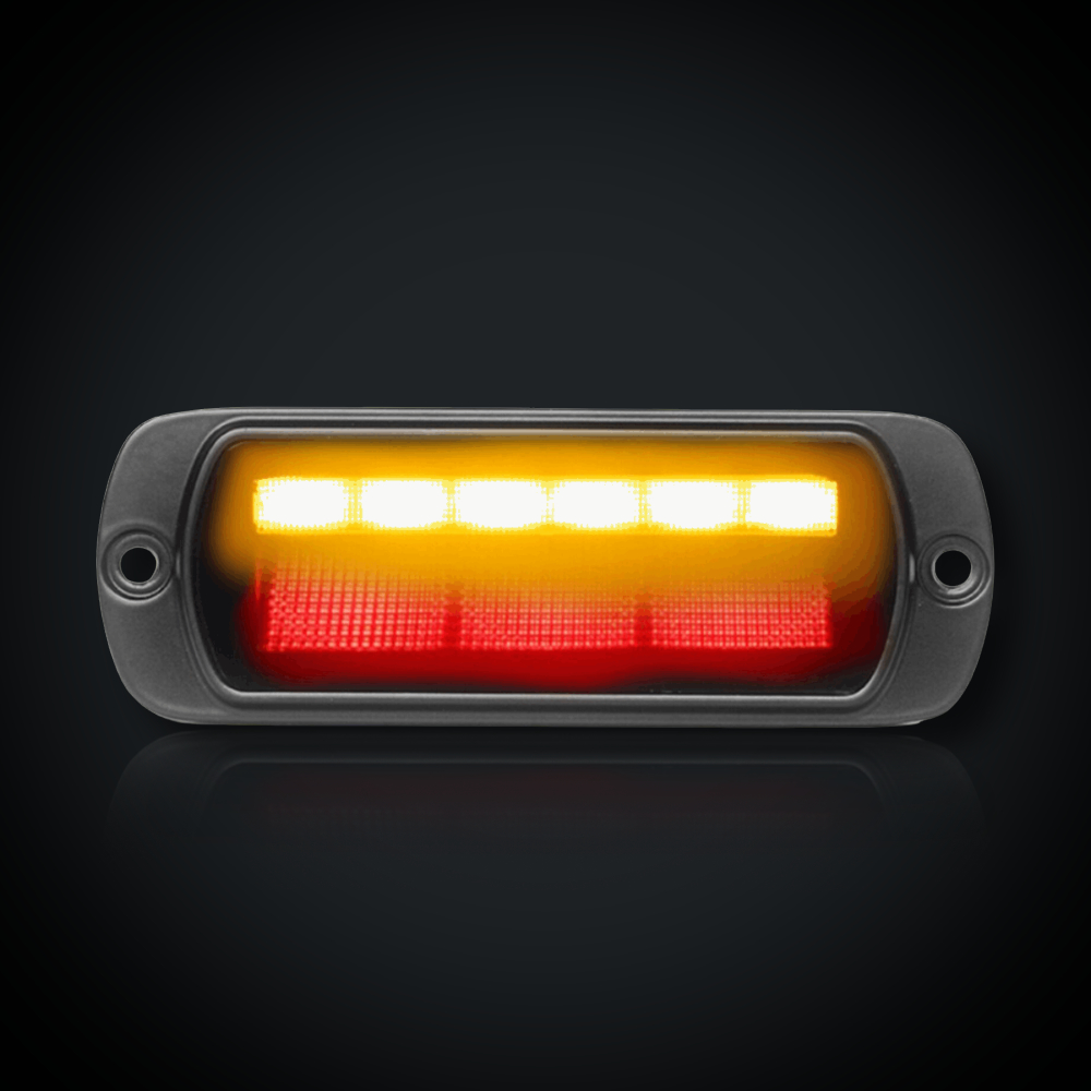 Faymonville UK M-LED 10-30V 5-Function LED Rear Combination Light – Recessed with R65 Warning Flash