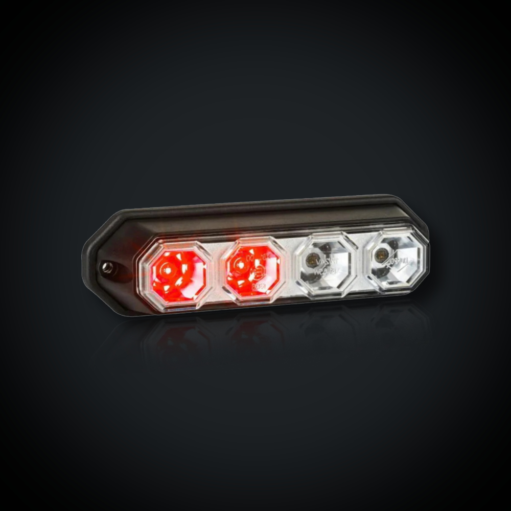 Faymonville UK 12-24V Compact 3-Function LED Rear Light – Stop, Tail & Directional Indicator