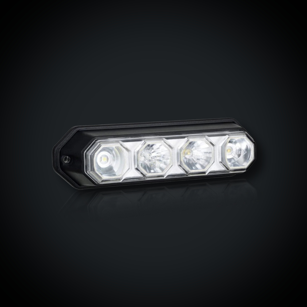 Faymonville UK 12-24V Compact 3-Function LED Rear Light – Stop, Tail & Directional Indicator