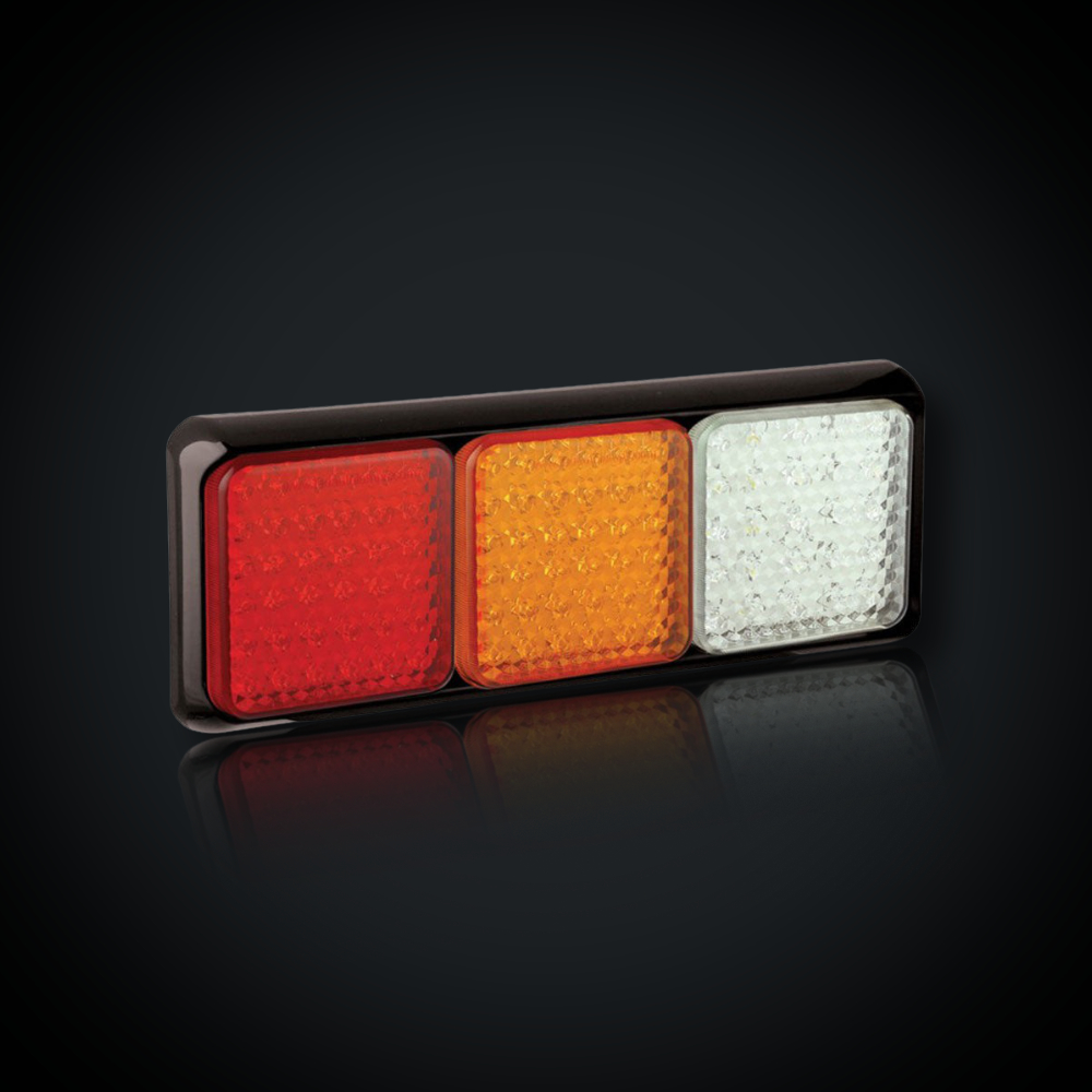 Faymonville UK 12-24V 80 Series Triple LED Rear Light – Stop, Tail, Indicator & Reverse