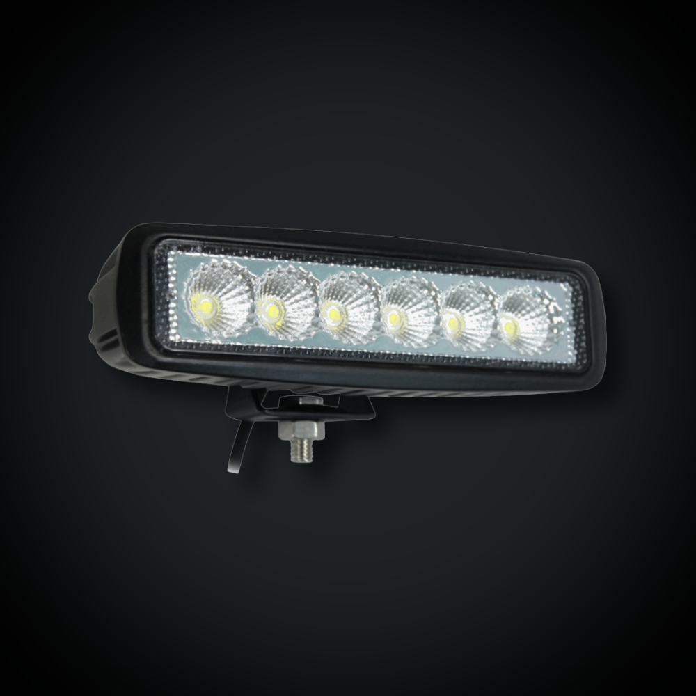 Faymonville UK 12-24V Rectangular LED Work Lamp – 1100 Lumen Flood Light