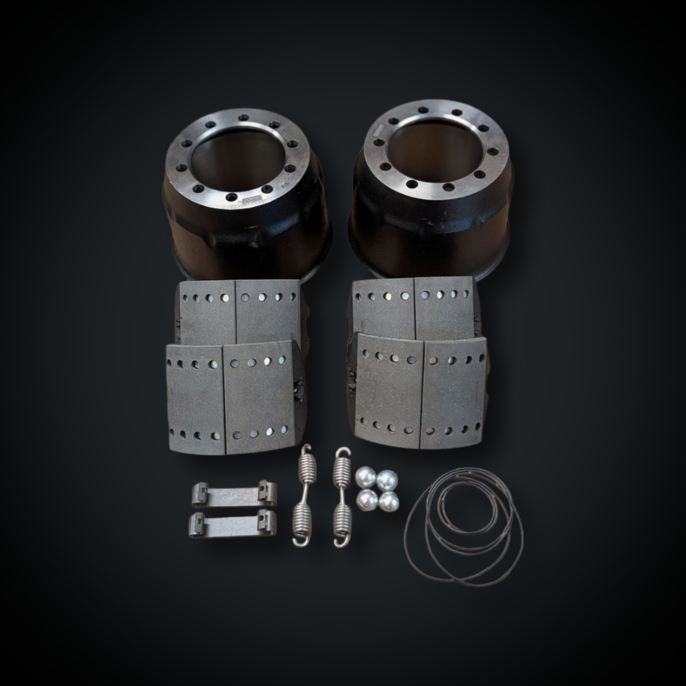 Faymonville UK Complete Brake Drum & Shoe Overhaul Kit (300mm x 200mm) - Axle Set