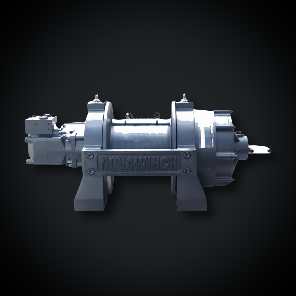 Faymonville UK EN Rated Hydraulic Winch with Pneumatic Clutch (25,000lb) - HEN25000