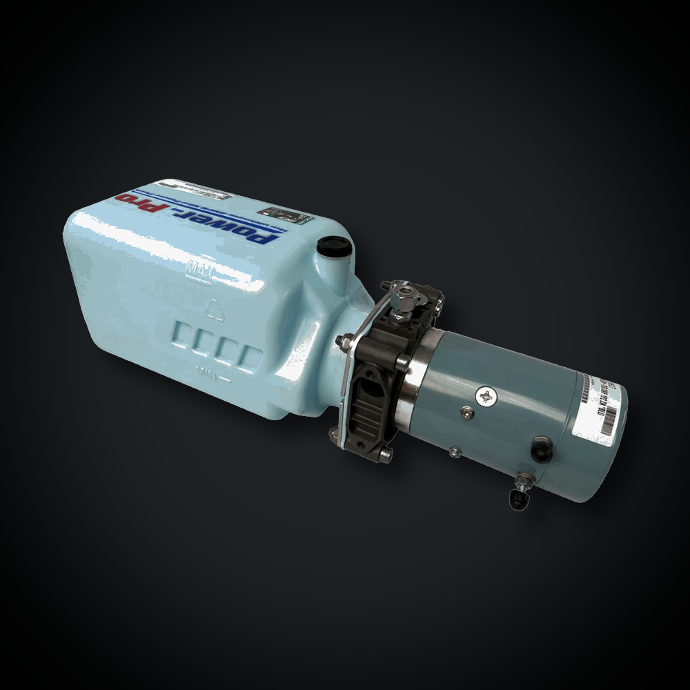Faymonville UK 24V Electro-Hydraulic Pump Power Pack (3.0kW, 2cc, 9L Tank)