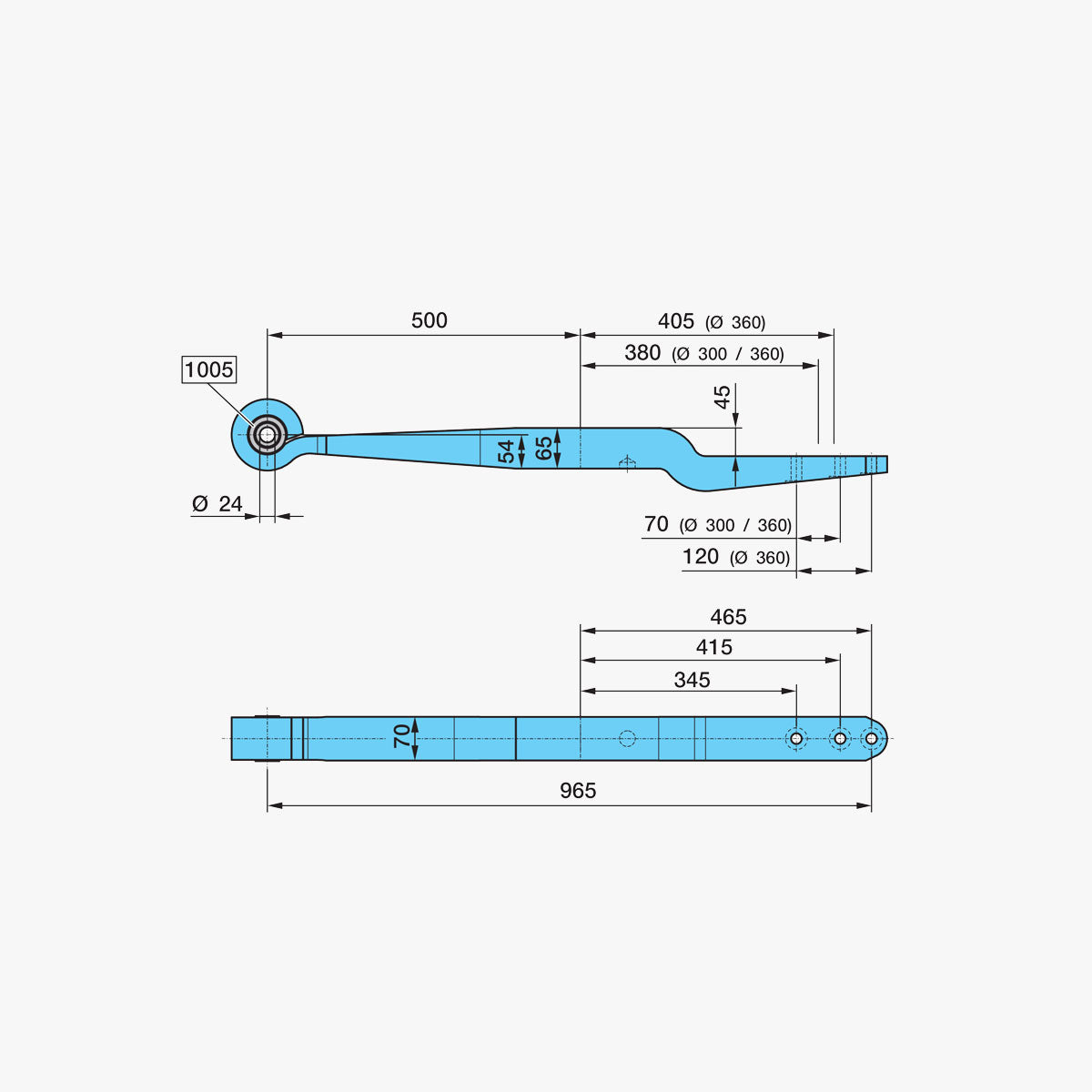 Faymonville UK Leaf Spring - 05.082.14.50.2
