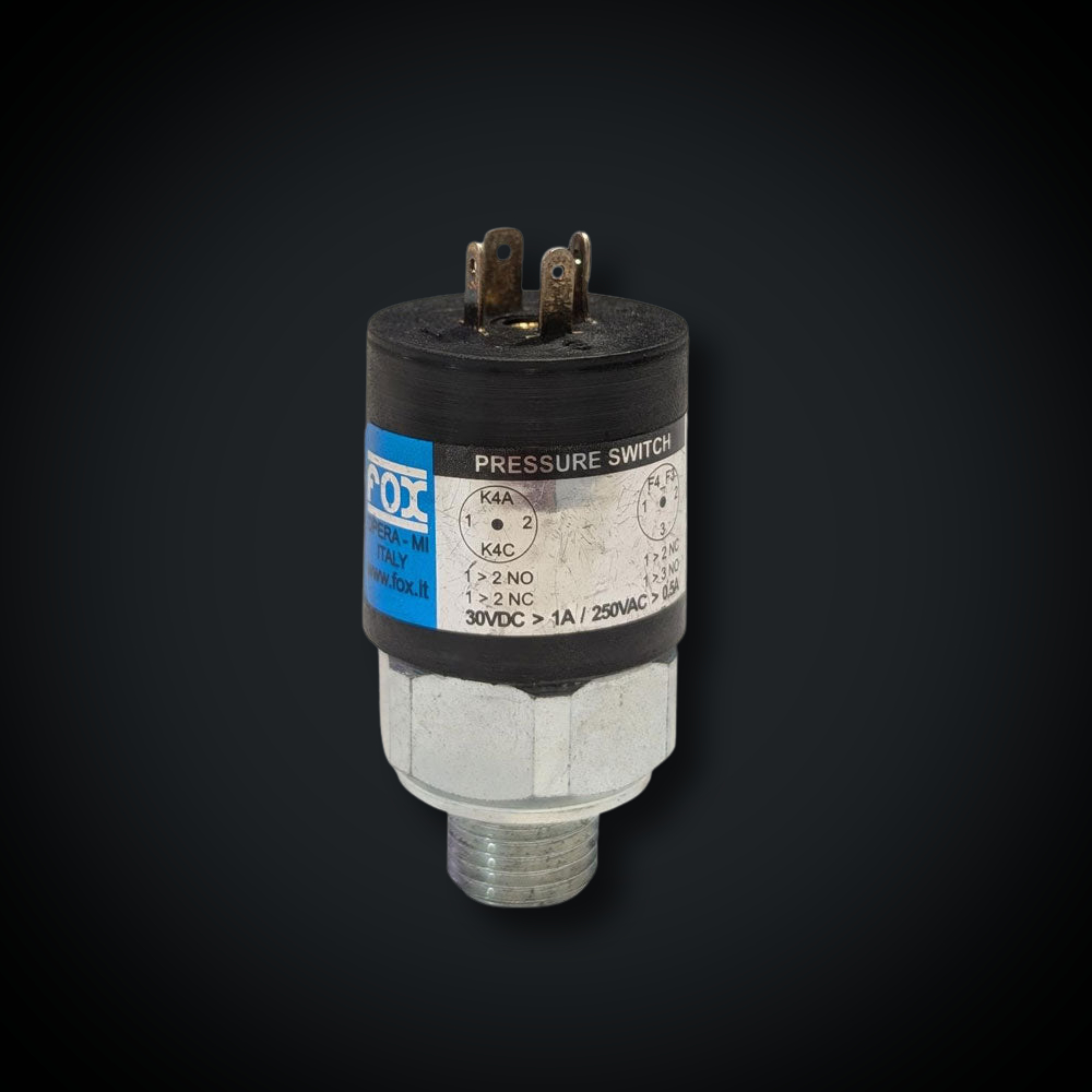 Faymonville UK F4 Series Adjustable Hydraulic Pressure Switch (50 - 400 Bar) - F4Y1/M2