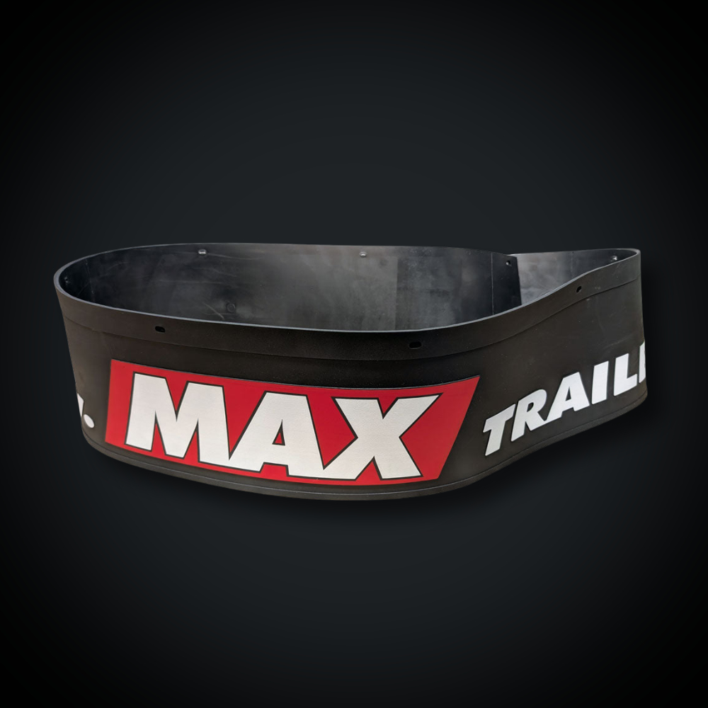 Faymonville UK Trailer Rubber Mudflap (Max Trailer Branded) - 2540 x 200mm