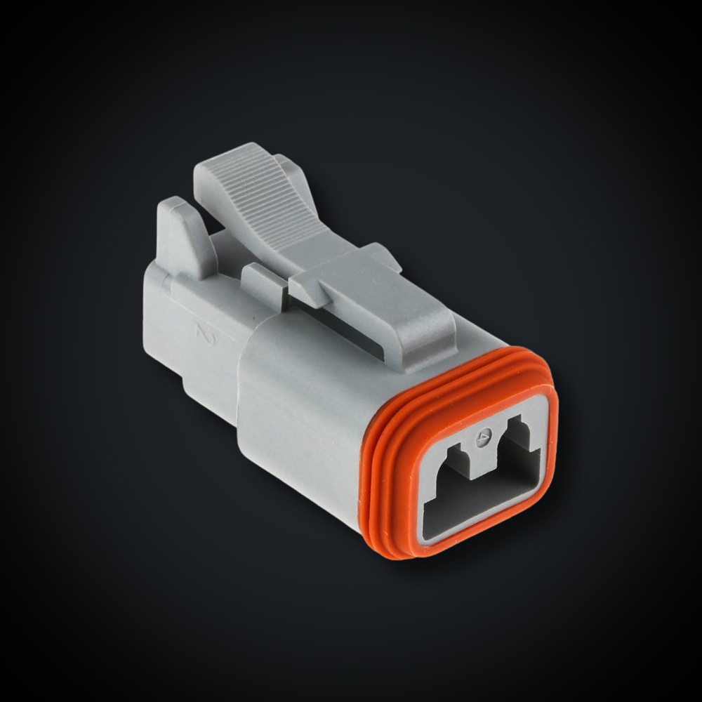 Faymonville UK AT Series 2-Pin Plug (Deutsch DT06-2S Compatible) for Solenoid Valve Blocks
