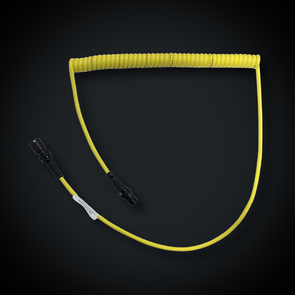 Faymonville UK Lapp ÖLFLEX 4-Core Coiled Power Cable (0.75mm²) 0.3m-1m with Plug