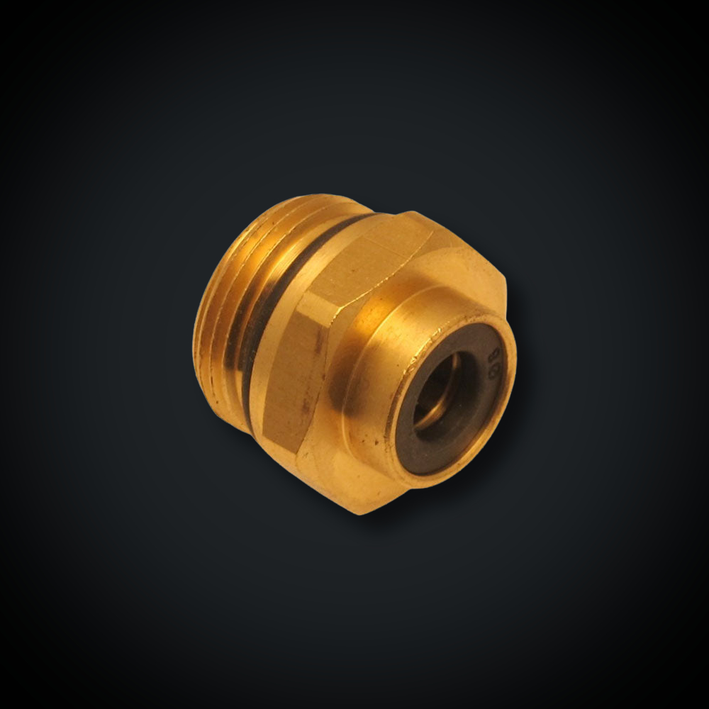 Faymonville UK Straight Push-In Stud Coupling M16 x 6mm