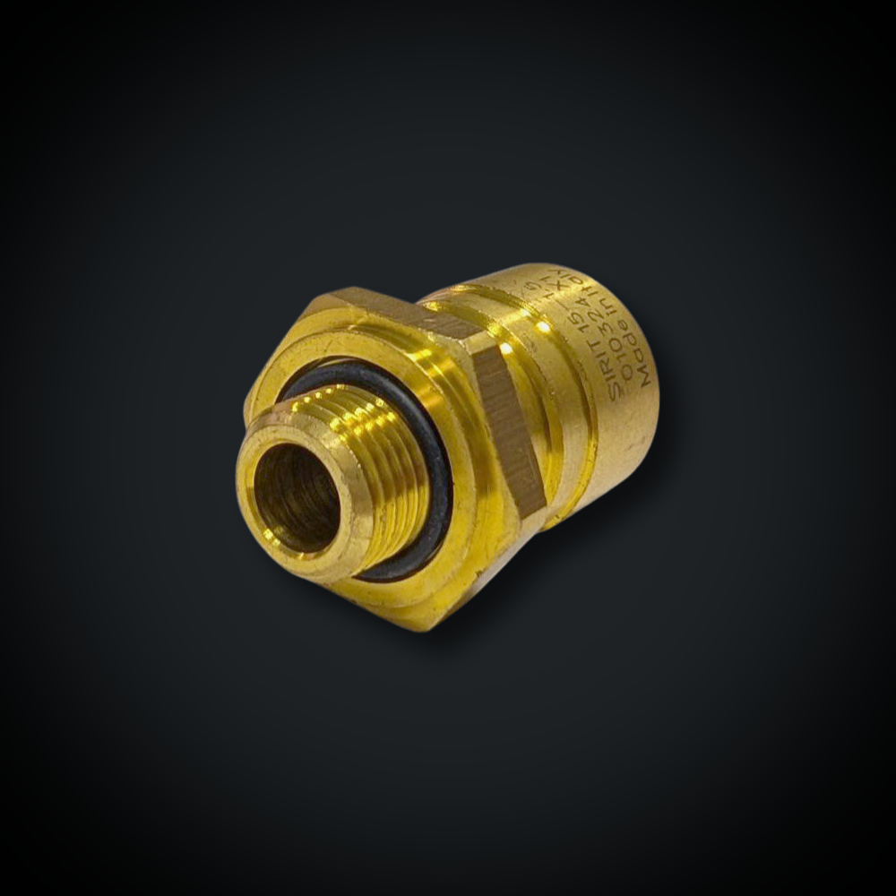 Faymonville UK Brass Male Air Fitting M16 x 15mm