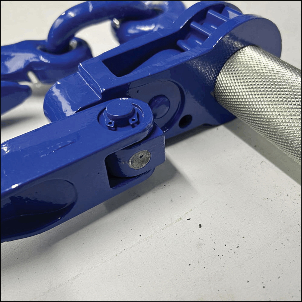Faymonville UK Grade 100 Ratchet Load Binder with Folding Handle & Grab Hooks