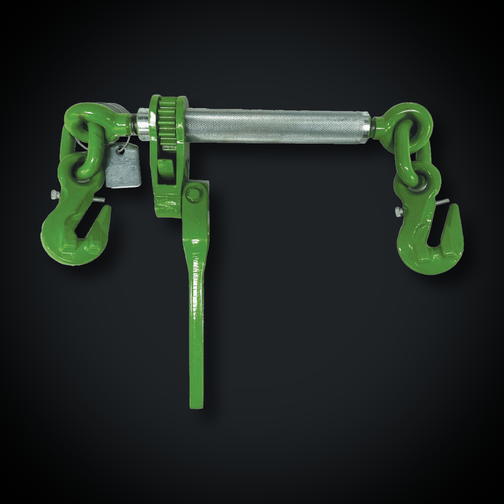 Faymonville UK Grade 80 Ratchet Load Binder with Folding Handle & Grab Hooks 10mm