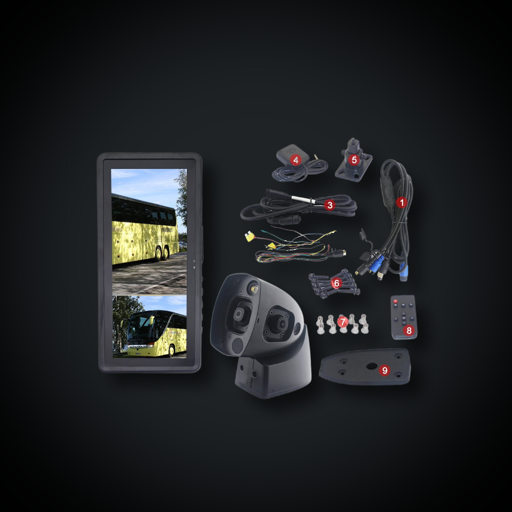 Faymonville UK 12.3 Inch Sideview Mirror Blind-Spot Camera System - VD1237