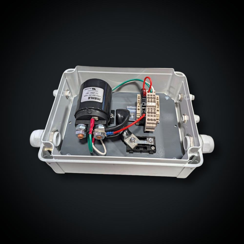 Faymonville UK 24V Power Pack Fuse Box with 300A Solenoid