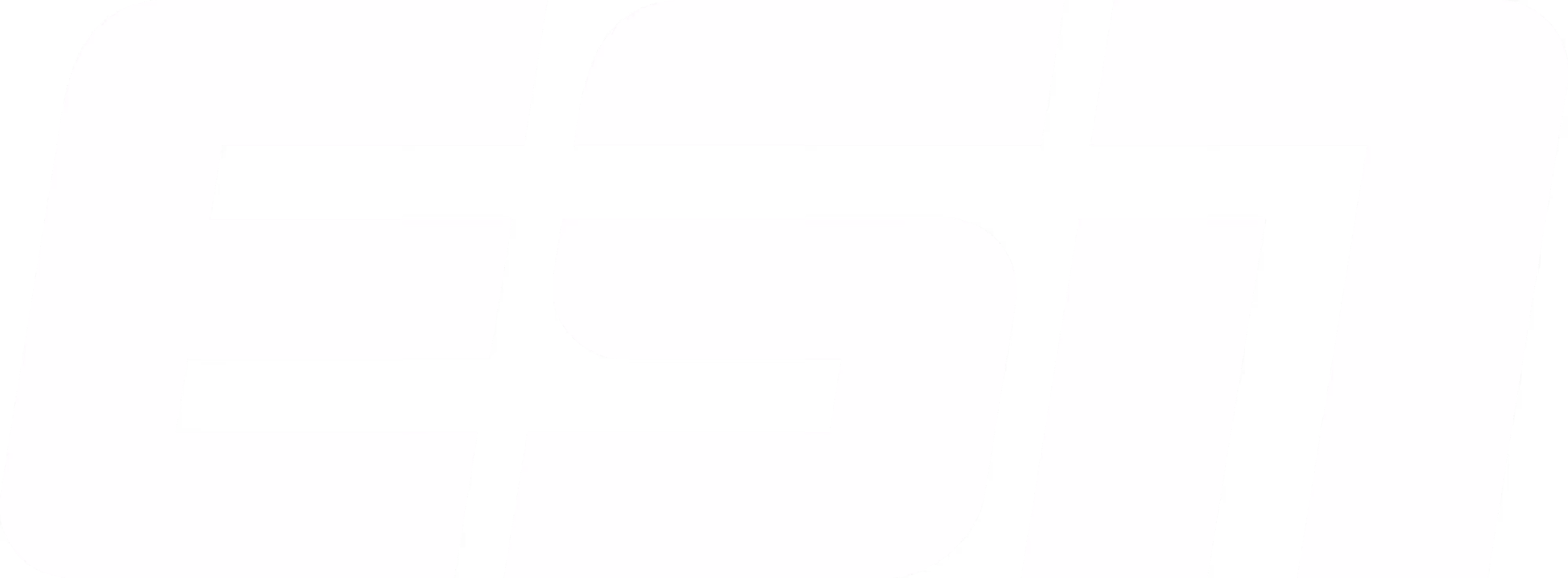 Stylized black and white logo with interconnected letters forming a unique design.
