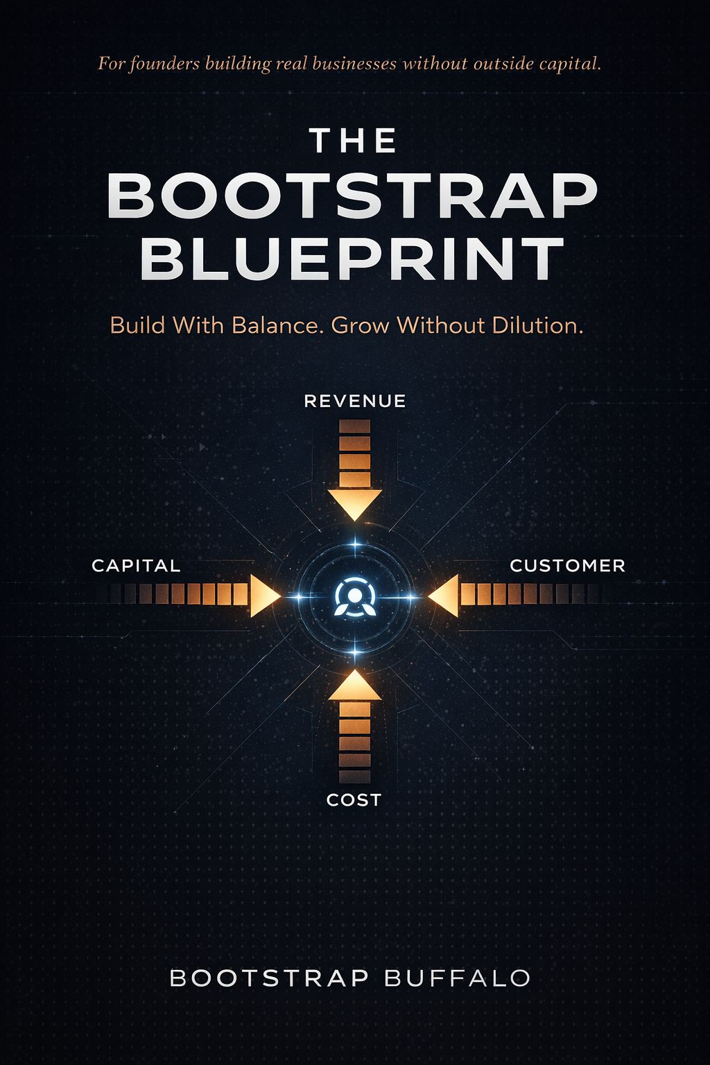 The Bootstrap Blueprint book cover - Build With Balance Grow Without Dilution by Brian Seguin
