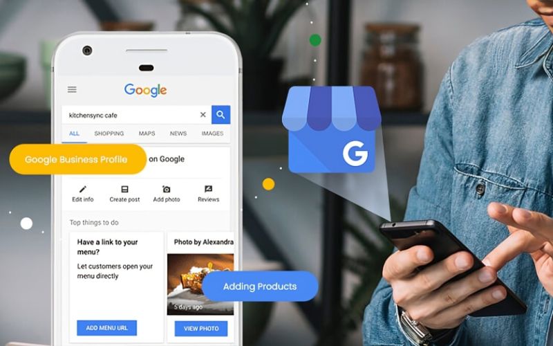 image of pharmacist explaining medication to a customer