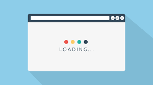 Image of website loading