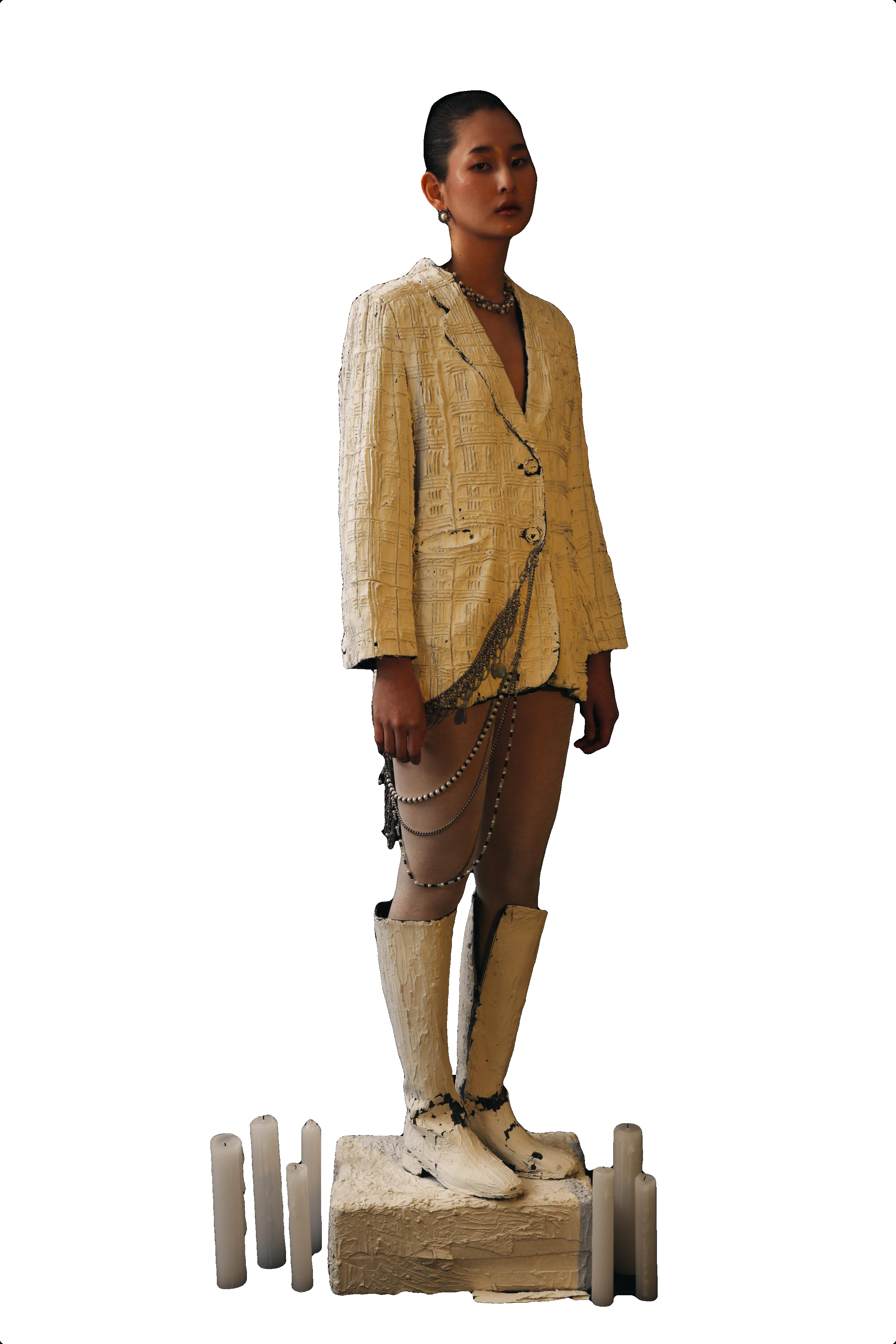 PMP editorial portrait — confessional fashion, Paris