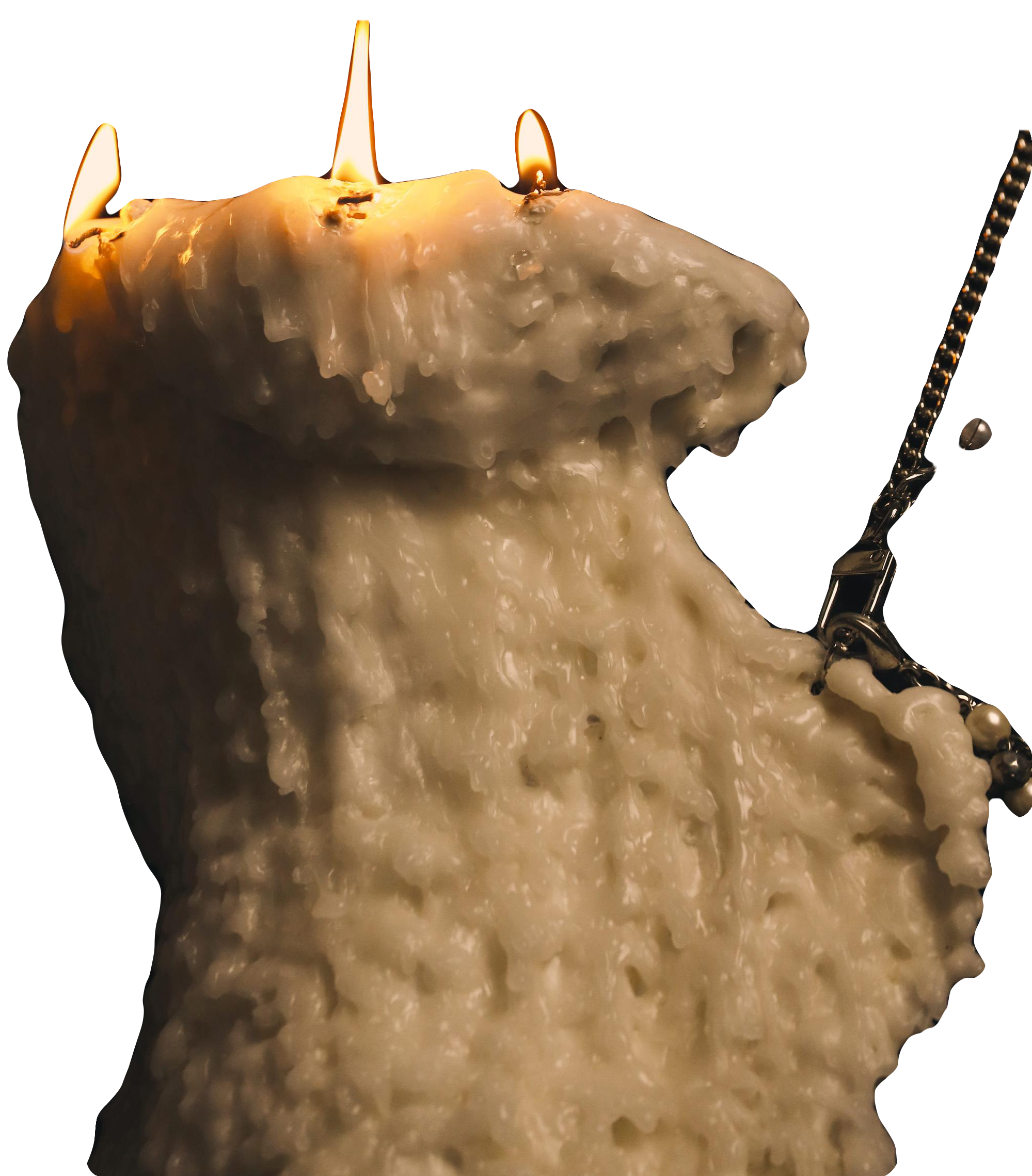 Candle still life — Pardonne Moi Père confessional fashion