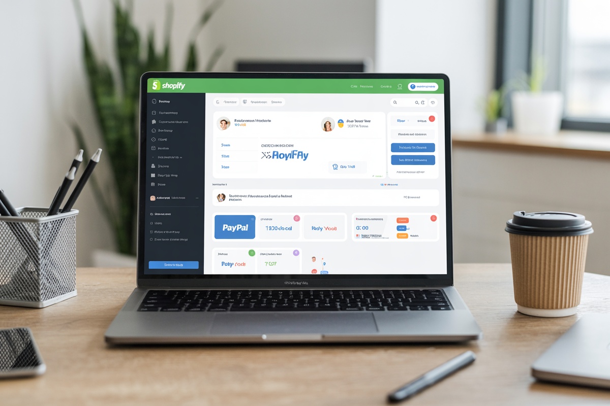 U.S. Address + Shopify + PayPal All-in-One Ecommerce Package background