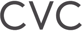 CVC-Logo in grauer Farbe auf weißem Hintergrund