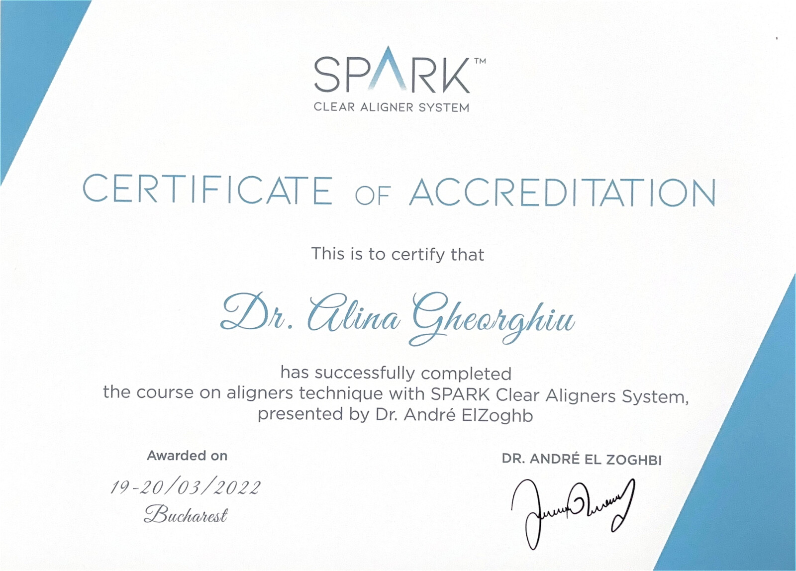 SPARK Clear Aligners: Tehnică de aplicare