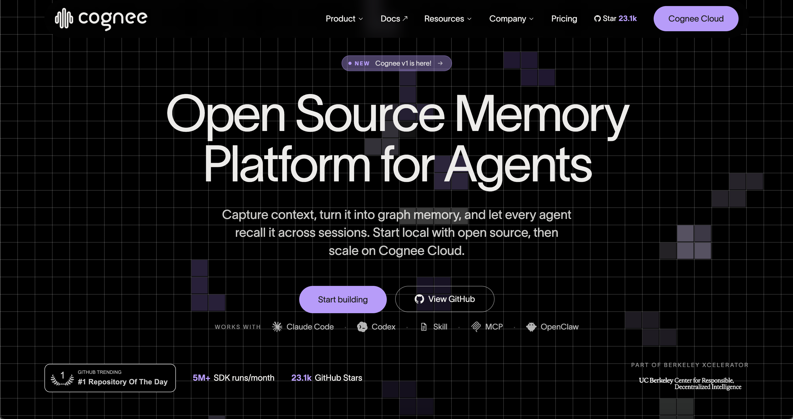 Cognee 1.0 Launches: Open-Source AI Agent Memory Gets a Cloud, a Rust Core, and Single-Postgres Deployment (2026)