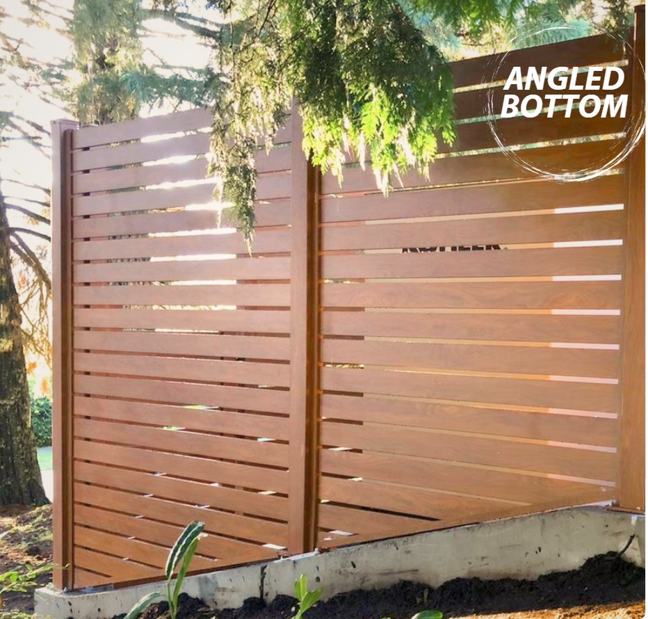 Angled bottom