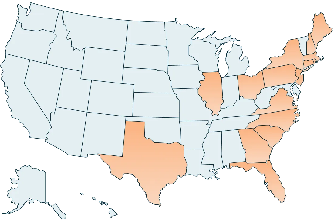 USA map