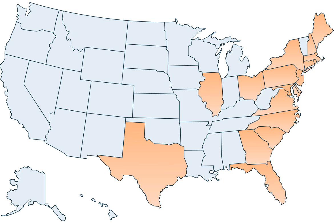 USA map