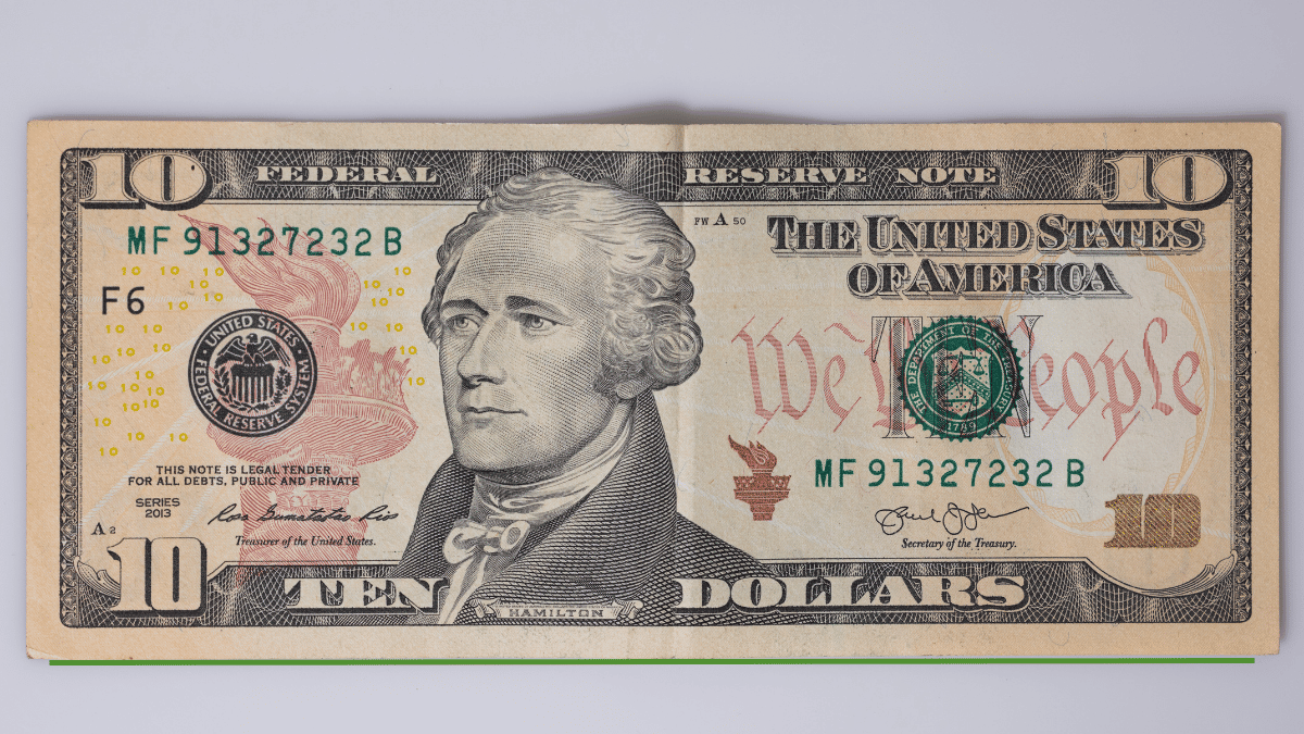 A $10 bill representing the importance of financial planning — Oak Road Wealth Management, fee-only fiduciary advisors in Lee's Summit, Missouri