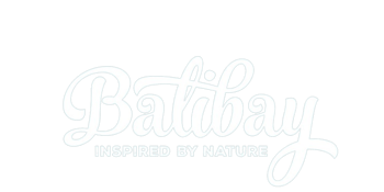Batibay brand logo with the tagline 'Inspired by Nature' in white text on a green background.