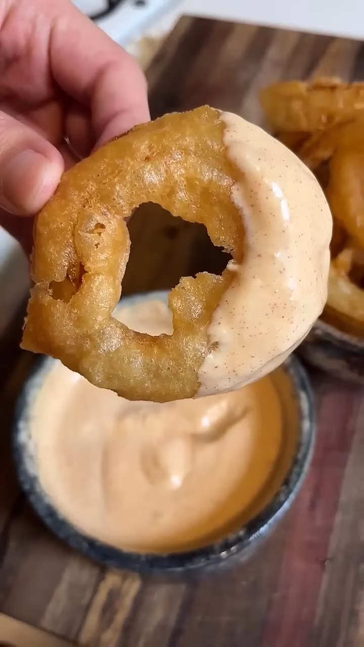aros de cebolla caseros
