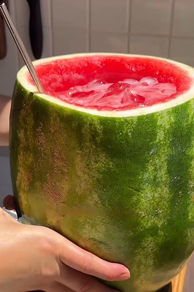 Jugo de sandia casero