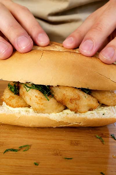 Sandwich de rabas
