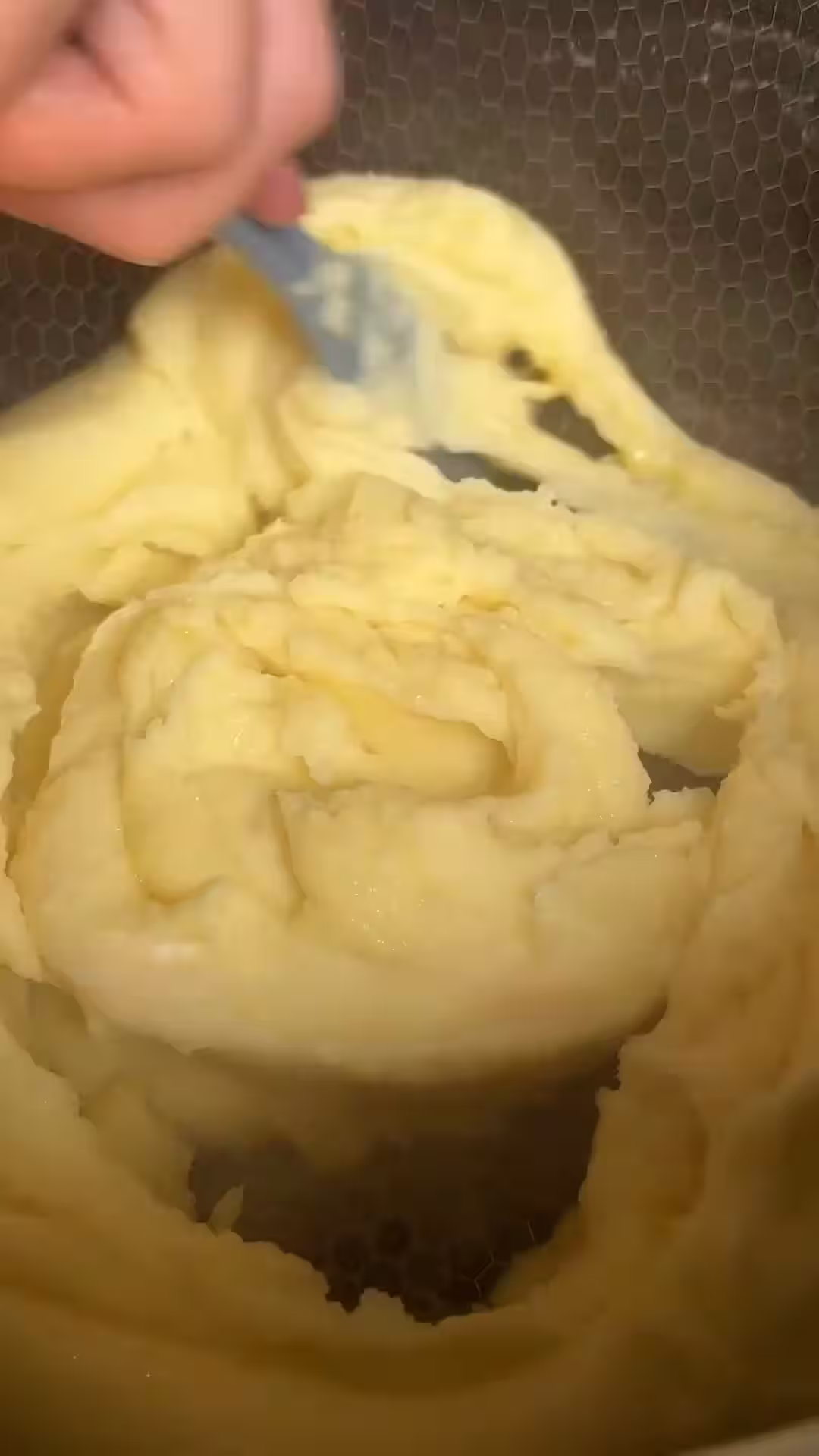 hacer el pure cremoso con mucha manteca y a fuego bajo, hasta que este bien cremoso