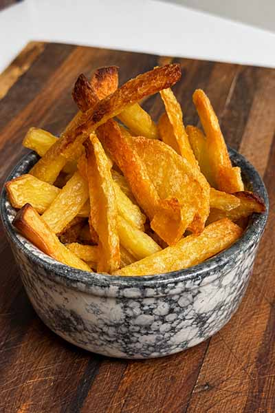 Papas fritas falsas