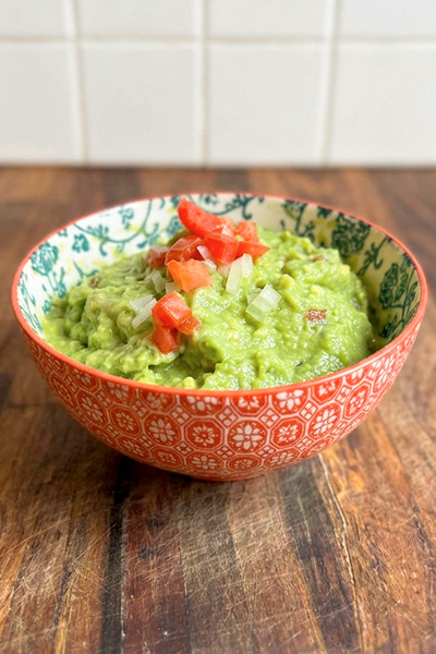Salsa de guacamole casero