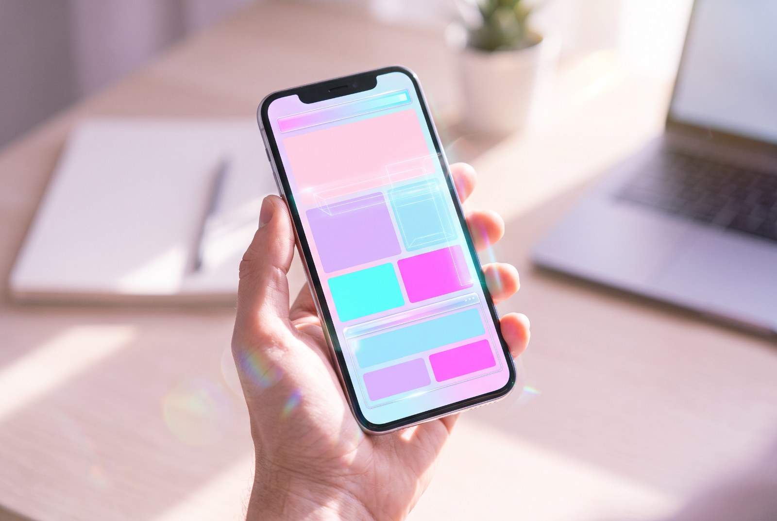 Landing page consultée sur smartphone