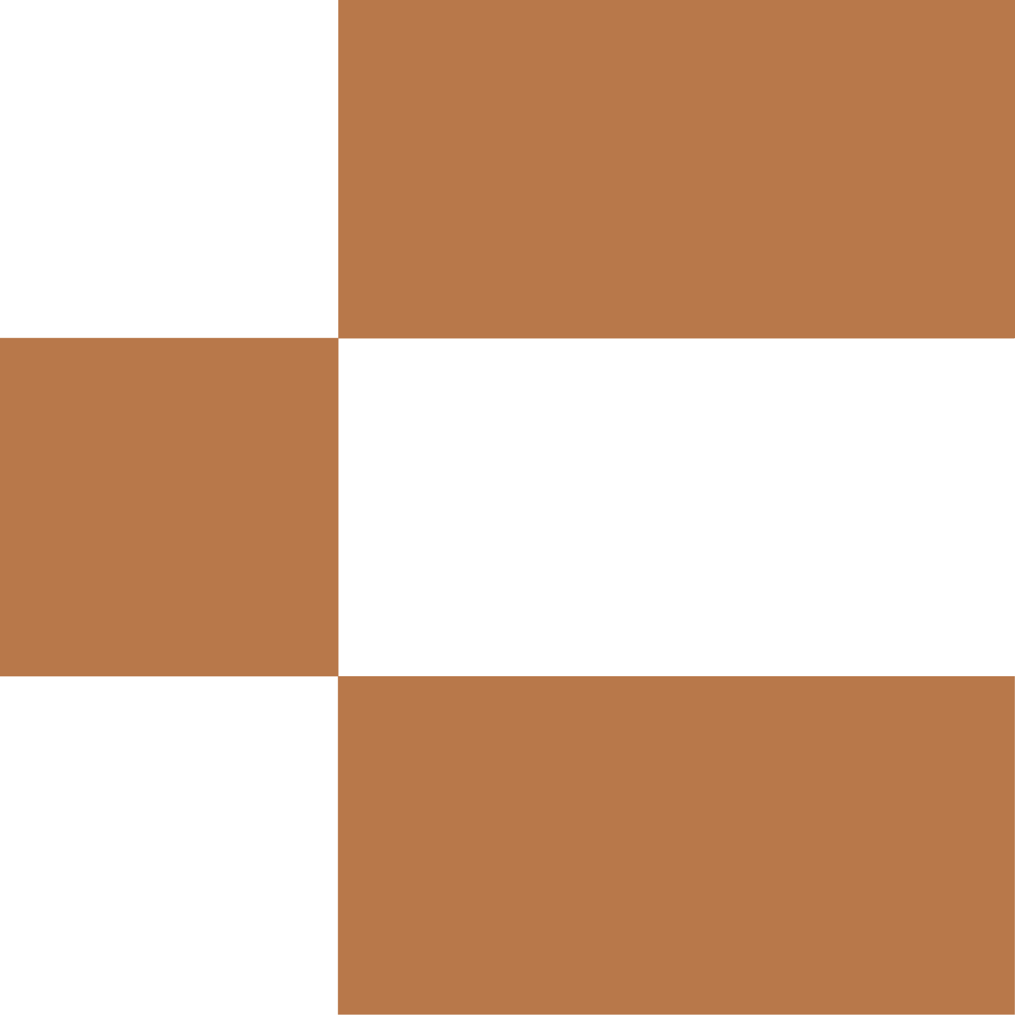 Brown and white geometric pattern consisting of alternating squares forming a diagonal checkered design.