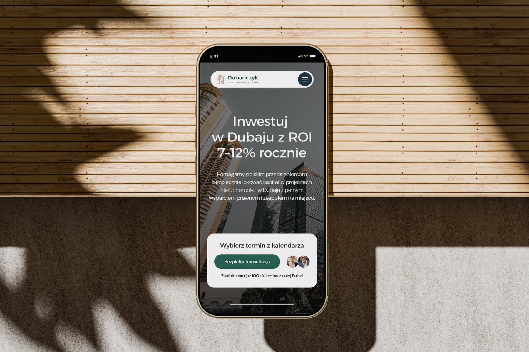 phone dubai landing page